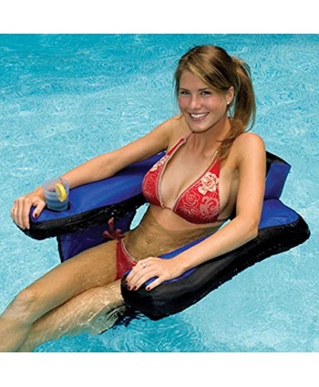 Swimline Nylon Covered U-Seat Swimming Pool Float 2-Pack