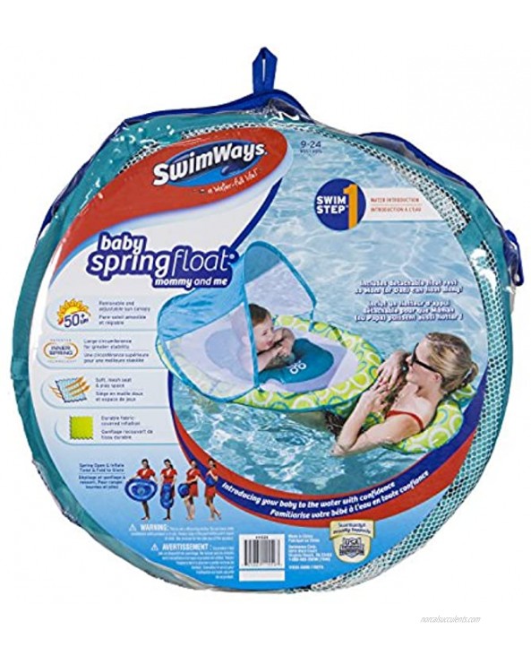 SwimWays Mommy and Me Baby Spring Float with Canopy