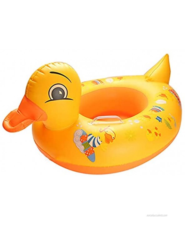 YLFF Children's Swimming Ring seat Ring Underarm Life-Saving Float Ring Baby hot Spring Child Rhubarb Duck Playing in Water Toy 1-5 Years Old