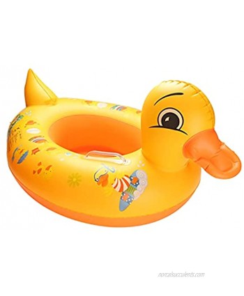 YLFF Children's Swimming Ring seat Ring Underarm Life-Saving Float Ring Baby hot Spring Child Rhubarb Duck Playing in Water Toy 1-5 Years Old