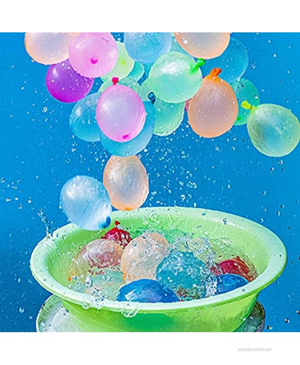1000 Pack Latex Self Sealing Water Balloons Bulk Minelife Colorful Water Balloons Refill Kits for Kids & Adults Water Fight Games Swimming Pool Party Summer Splash Fun
