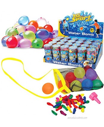 24 Pack Water Balloon Refill Kits 1200 Balloons Individual Packs with Easy Fill Nozzle for Summer Outdoor Party Favors