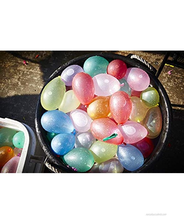 500 Pack Water Balloons with Refill Quick & Easy Kit Latex Water Bomb Balloons Fight Games Summer Splash Fun for Kids & Adults