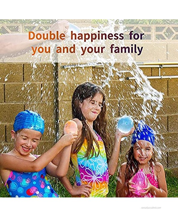 555 PCS Water Balloon Pack Water Balloons with Quick Easy Refill Kits Biodegradable Latex Water Bomb Fight Games Outdoor Summer Splash Party Fun for Kids Adults Family Friends