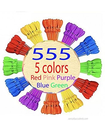 555 water balloons Instant Easy fast Fill Self-Sealing Water Balloons for Kids Girls Boys Balloons Set Party Games Quick Fill Balloons for Swimming Pool Outdoor Summer party Water Balloons