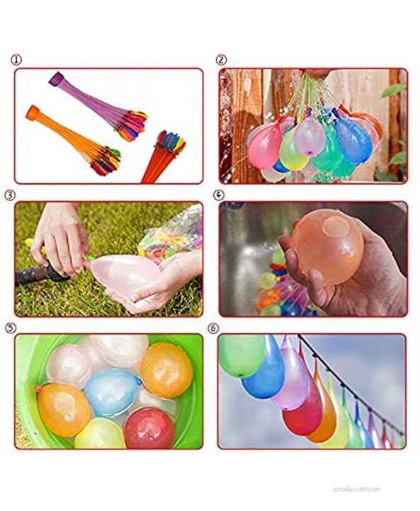 9Pack of Self-Sealing Water Balloons 111 Water Balloons Instant Balloons Easy Quick Fill Balloons within 60 Second Splash Fun Rapid-Filling for Kids and Adults Party