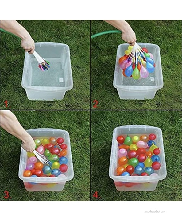 DBSUN 555 PCS Rapid Fill Water Balloons，Water Balloon Bulk，Self-Sealing Quick Fill Water Balloons，Latex Water Balloon Set,Water Balloons Biodegradable，for Kids Adults for Beach & Water Games