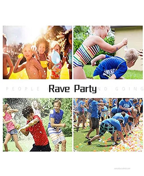 Eveelfs 18 Pack colorful Rapid-Filling Water Balloons Set 666PCS（18 Pack）for Swimming Pool Outdoor Party Summer Back Yards Water Fight Game Kids Adults For Beach & Water Games Rapid-Fill Water in 50 Seconds