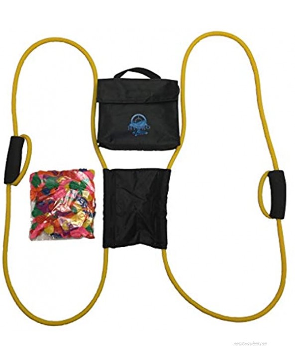 Hydro Sling The Assault Team Water Balloon Launcher Sling Shot 200 Yards with 150 Balloons and Carrying Case