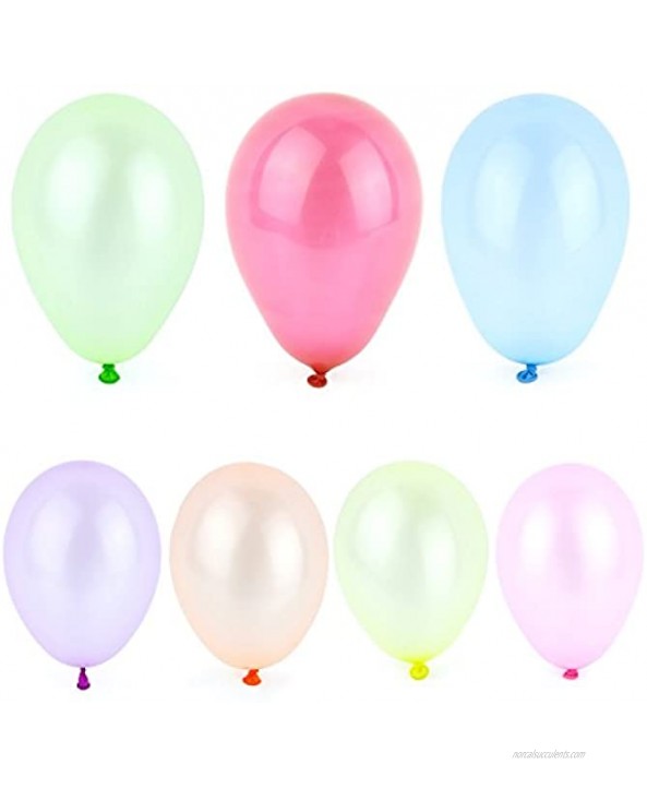 King's deal 1000 Pack Water Balloons Latex Water Bomb Balloons Fight Games Summer Splash Fun for Kids & Adults color1000