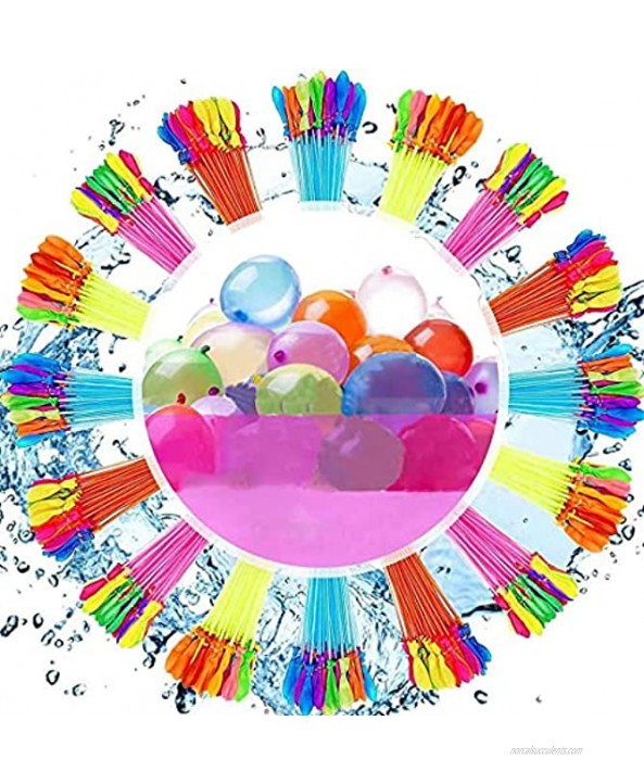 Quick water-filled balloons 555 pcs self-sealing water balloons multiple colors suitable for fighting games-fun summer outdoor toys for children and adults