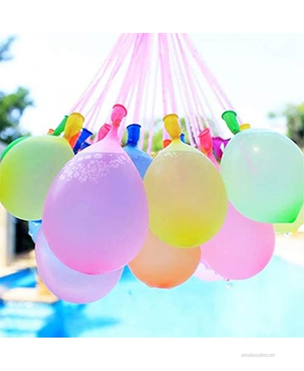 Self-Sealing Water Balloons by MMkidz 333 Rapid Fill Water Balloons 111 balloons in 60 Seconds 9 Bunch of 37 Balloons Multi-coloured Outdoor Summer Fun Splash Fun