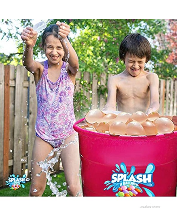 Splash A Balloon Biodegradable Water Balloons Quick Fill self Sealing Extra Easy Hot Summer Outdoor Kids Games bloonies Water Toys Kid Set 888