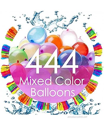 Water Balloons 444 PCS Rapid-Fill Water Balloons for Outdoor Games