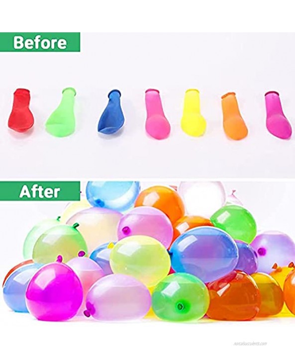Water Balloons 555 PCS PAVHHV Quick Fill Self Sealing Water Balloons Set Pool Party Toys for Kids Adults Easy Fun Summer Outdoor Water Bomb Fight Games Balloons Set Party Games