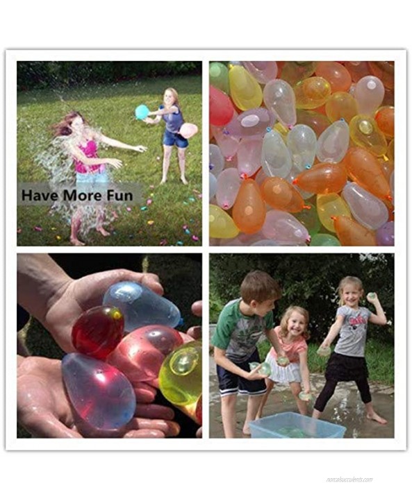 Water Balloons Colorful Latex Water Balloons with Refill Quick & Easy Kit for Water Bomb Balloons Fight Games Summer Outdoor Swimming Pool Splash Party Fun for Kids & Adults 800 Pack