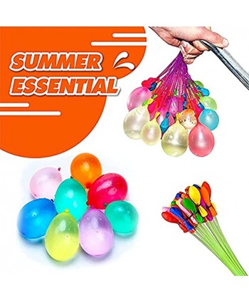 Water Balloons Quick Fill Self Sealing 111 water balloons Splash Game 3 buncho balloons of water toys water balloon rapid fill for Outdoor Water game in 100sec summer toys for kids boys & girls