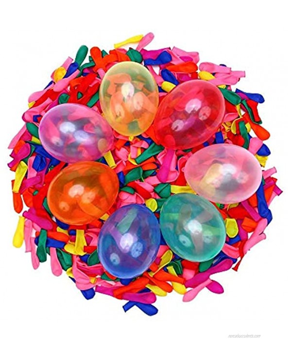 Water Balloons Quick Refill Kits,Simuer 1000pcs Water Bombs Balloons Bulk Fight Games Sports Summer Splash Fun for Kids & Adults
