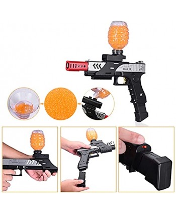 Aronclub Gel Blaster Electric Toy Gun Uses Water Bead Bullets for Outdoor Team Shooting Combat Games Ages14+ Gray