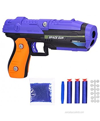 Aronclub Gel Blaster Toy Gun Assault Rifle Outdoor Toys with Two Ways to Play and Three Kinds of Bullets: Gel Beads Soft Bullets or Plastic Beads 1980-A