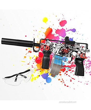 Gel Blaster Gun ferventoys Electric Gel Ball Blaster with 10,000 Gel Balls for Outdoor Activities by Boys and Girls Ages 12+ Red