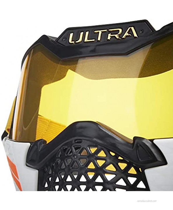 NERF Ultra Battle Mask -- Adjustable Head Strap Breathable Design -- Wearable Face Shield Ultra Battlers