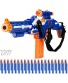 Zetz Brands Automatic Toy Foam Blasters Kids Electric Soft Dart Launcher Set with Scope and Shoulder Strap Premium Blaster Toys Playset for Boys Girls Kids and Adults Includes 40 Soft Darts