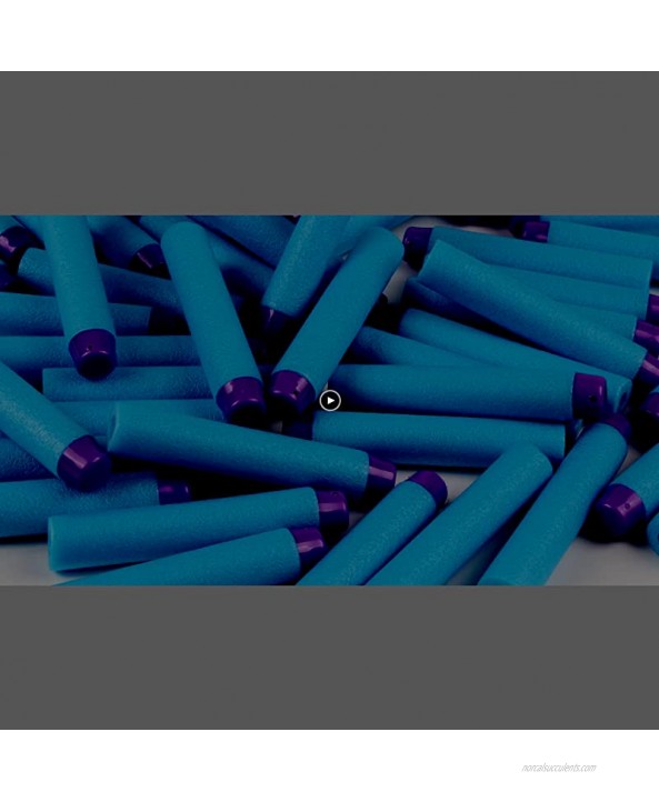 AMOSTING Refill Darts 500pcs Bulk Bullets Ammo Pack for Nerf Fortnite N-Strike Elite Strike Series Guns Blue 500baby Blue