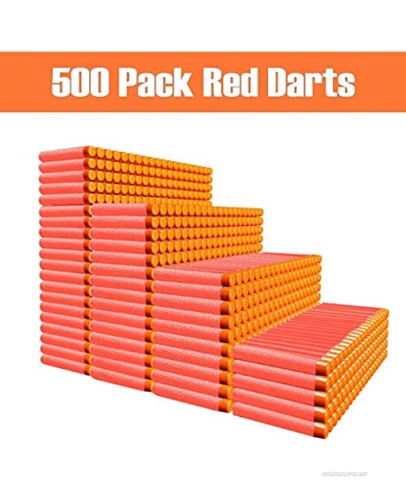 Compatible with Nerf Darts Bullets 1000 Pack Darts Refill Pack Compatible with Nerf N-Strike Elite Series Guns Party Supplies Universal Dart Ammo Pack for Toy Gun with Storage Bag Red and Blue