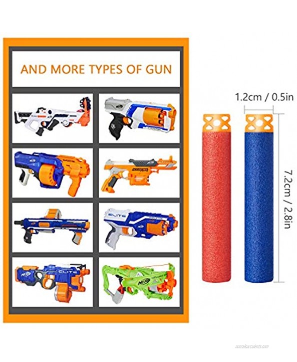 Forliver Refill Darts 200 Pack Refill Bullets Compatible with Nerf Guns for Nerf N-Strike Elite Series Blasters Toy Guns. Kids Christmas Role Play Nerf Battle Game Gift 2020 Upgraded Version