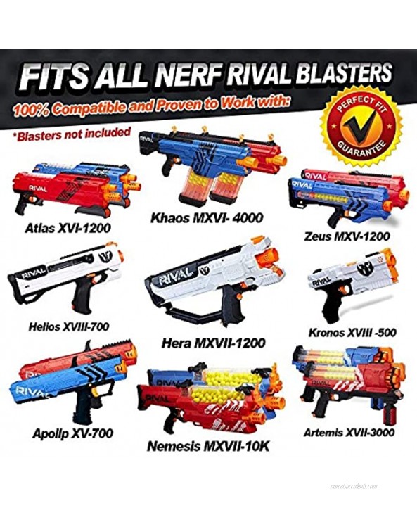 Little Valentine 124-Round Refill Pack and 2 Pack 12-Round Magazine for Nerf Rival Blasters