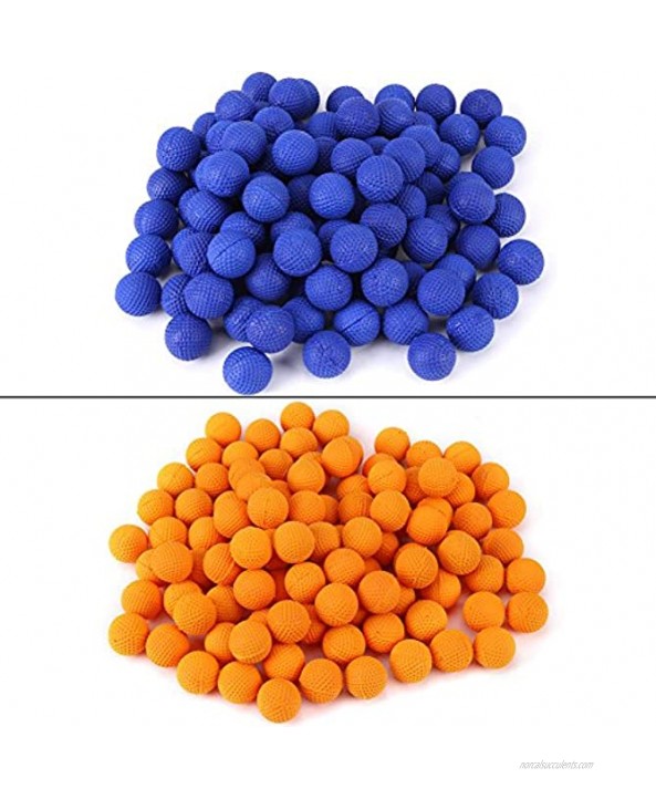 Rounds Refill Bullet Balls Soft Elastic Balls Replace Bullet Compatible for Rival Zeus Apollo Kids Toy Gun Not Included Pack of 100pcsBlue