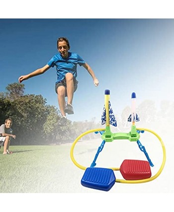 soarflight Rocket Toy Toy Rocket Toy Rocket Launcher for Kids with 4 Foam Rockets and Toy Air Rocket Launcher for Kids Fun Outdoor Garden Games Activity for Children benchmark