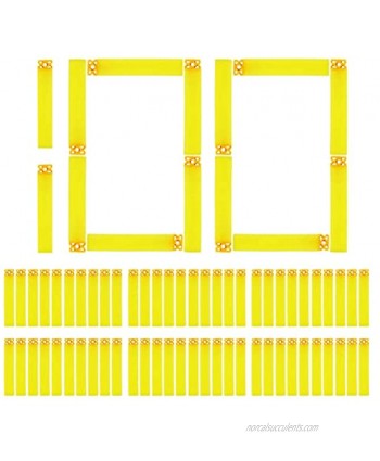 TORMEN Refill Waffle Darts,Compatible for Nerf Guns for Nerf Elite Series Blasters Toy Guns-Yellow 100Pcs