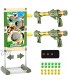 Shooting Game Toy for 5 6 7 8 9 10+ Years Old Boys,Rechargeable Moving Shooting Target Toys with 2pk Foam Ball Popper Air Guns & 24 Foam Balls Ideal Gift Compatible with Nerf Toy Guns