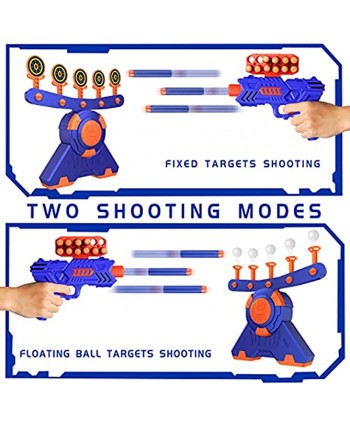 Shooting Game Toy for Age 5 6 7 8 9 10+ Years Old Kids Boys Floating Ball Targets Shooting Practice with Foam Blaster Toy Gun  10 Balls  5 Targets Ideal Gift Compatible with Nerf Toy Guns