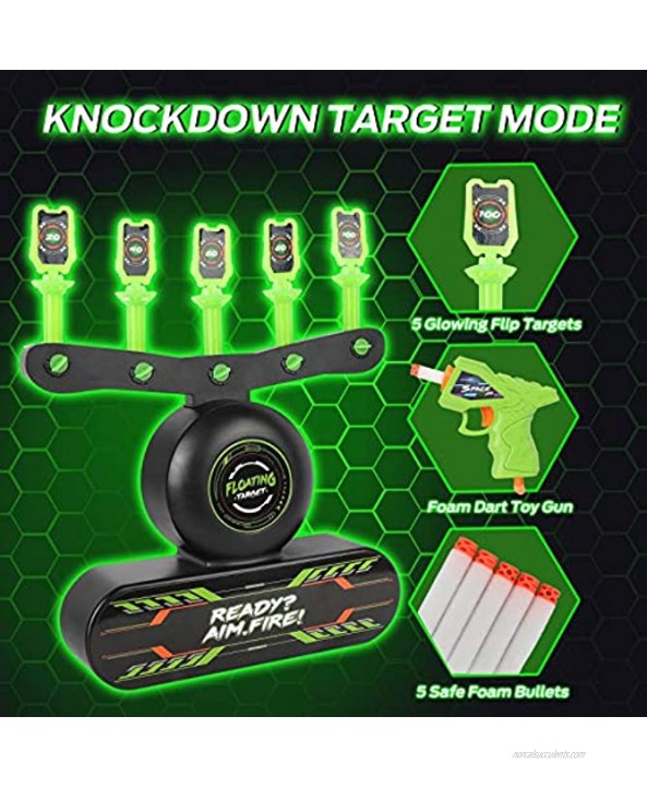 STOTOY Electronic Shooting Target for Nerf Gun Scoring Auto Reset Target for Boys Digital Targets with Light Sound Effect Gifts Toys for 5,6,7,8,9,10+ Years Old Kids-Boys & Girls