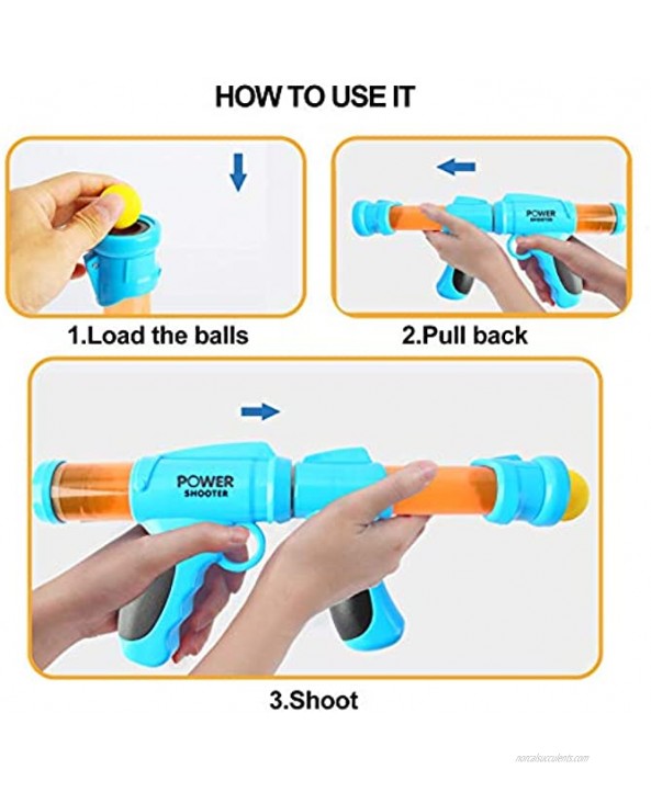 YESBAY Shooting Game Outdoor Cartoon Popper Standing Shooting Target Game with Luminous Ball