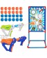 Ylovetoys Shooting Game Toy for Age 4 5 6 7 8 9 10+ Years Old Kids Boys Gift with Standing Shooting Target 2 Foam Ball Popper Air Guns 24 Foam Balls for Outdoor & Indoor Activity