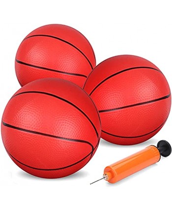 Boost Indoor Basketball Hoop Set for Kids Basketball Hoop Door With 3 Little Rubber Basketballs Metal Rim Goal Hanging Wall Mount Board Sport Training Game For Adults Office Home15.8"x11.7"