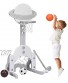 Costzon Kids Basketball Hoop Toddler Sports Activity Center w  5 Adjustable Height Levels Basketball Soccer Golf Game Set Indoor Outdoor Basketball Hoop Set Best Gift for Baby Infant White Galaxy