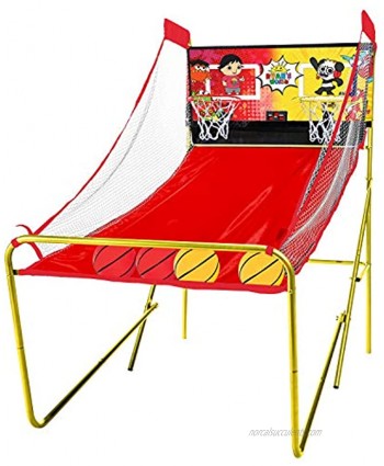 Franklin Sports Ryans World Arcade Basketball Indoor Basketball Shootout 2 Players Includes Electronic Scoreboard and 4 Mini Basketballs