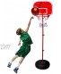 Kids Basketball Hoop Stand Set Adjustable Height Portable Stand Basketball Set Sport Game Play Toys Set with Ball Ball Net and Ball Pump Indoor and Outdoor Fun Toys for 3+ Years Old