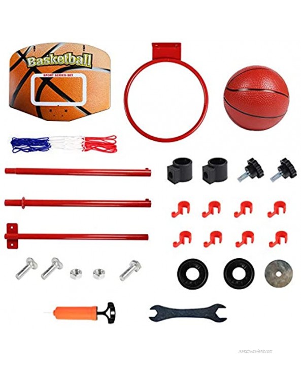 Kids Basketball Hoop Yard Games with Balls Pump Stand Adjustable Height 2.59 to 5.24 ft Outdoor Toys Backyard Games Mini Hoops Basketball Goals Indoor Shooting Sport for Boy Girl Ages 2 3 4 5 6 7