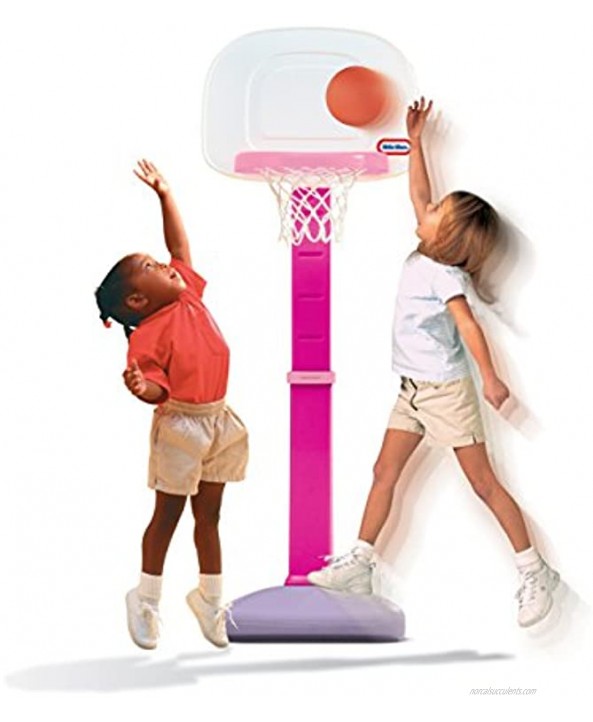 Little Tikes TotSports Easy Score Basketball Set Pink 22.00 L x 23.75 W x 61.00 H Inches