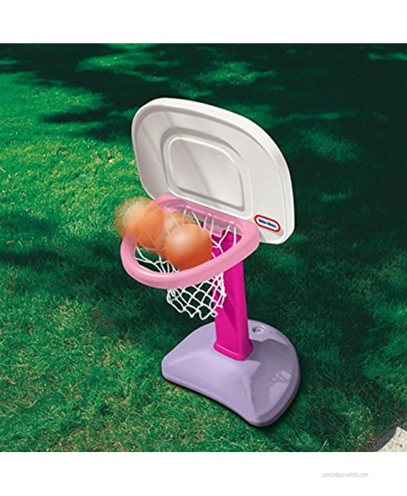 Little Tikes TotSports Easy Score Basketball Set Pink 22.00 L x 23.75 W x 61.00 H Inches