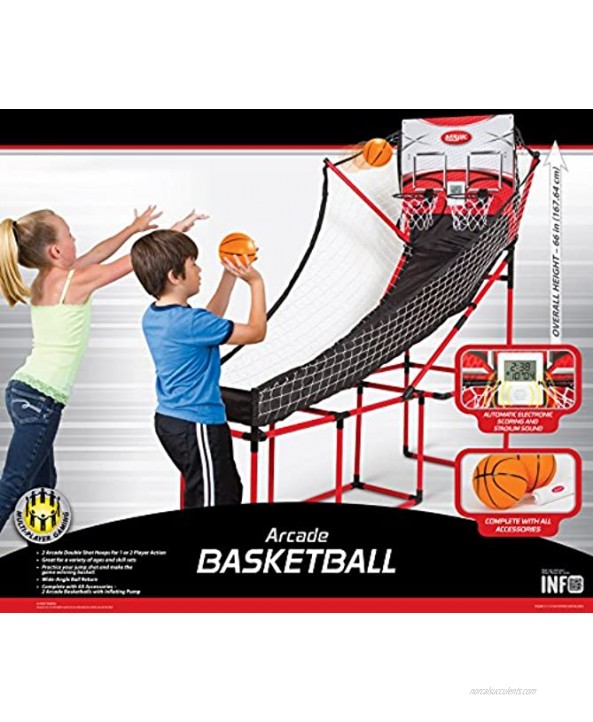 Majik Arcade Double Shot Basketball Game