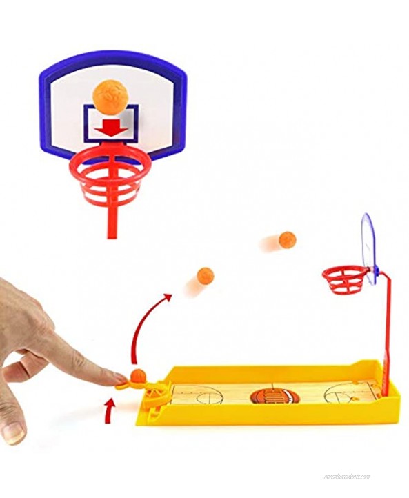 Neworkg 3 Pack Finger Basketball Shooting Game Toy Desktop Table Basketball Games Set with Basketball Court Fun Sports Novelty Toy for Stress Relief Killing Time