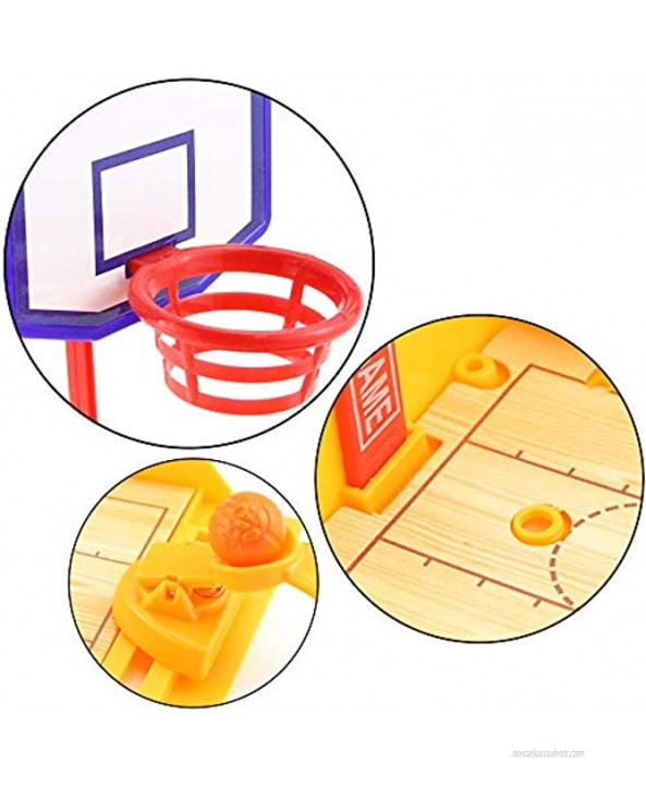 Neworkg 3 Pack Finger Basketball Shooting Game Toy Desktop Table Basketball Games Set with Basketball Court Fun Sports Novelty Toy for Stress Relief Killing Time
