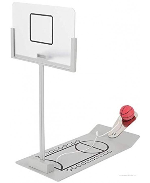 Nivvity Mini Desktop Basketball Hoop for Man Office Ornament Decoration Desk Accessories Toy Table Basketball Machine Board Game for Basketball Lovers